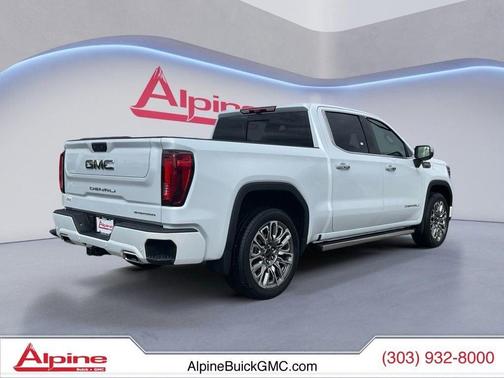 Glacier White Tricoat 2026 GMC Sierra 1500 Denali Ultimate