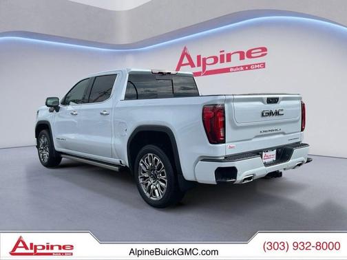 Glacier White Tricoat 2026 GMC Sierra 1500 Denali Ultimate