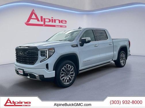 Glacier White Tricoat 2026 GMC Sierra 1500 Denali Ultimate