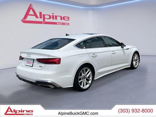 White 2024 Audi A5 Sportback 45 S Line Premium Plus