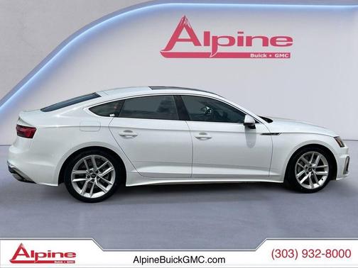 White 2024 Audi A5 Sportback 45 S Line Premium Plus