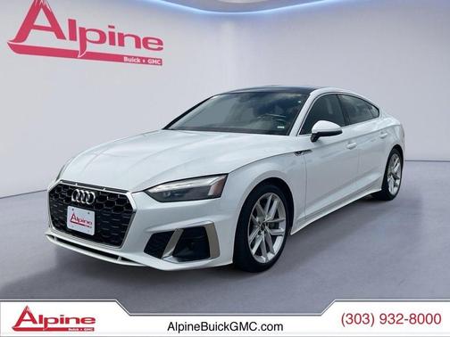 White 2024 Audi A5 Sportback 45 S Line Premium Plus