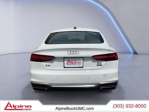 White 2024 Audi A5 Sportback 45 S Line Premium Plus