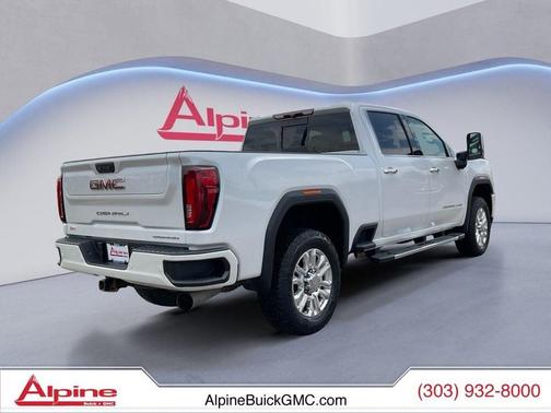 White Frost Tricoat 2022 GMC Sierra 3500 Denali