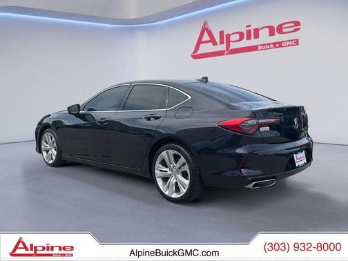 Black 2021 Acura TLX Technology