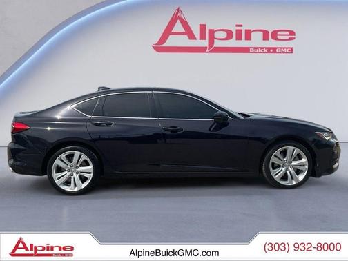 Black 2021 Acura TLX Technology