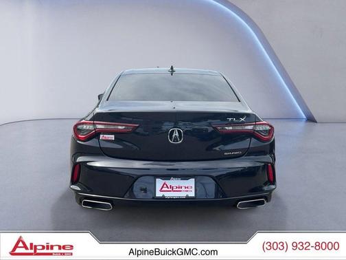 Black 2021 Acura TLX Technology