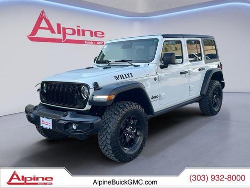 Bright White Clearcoat 2025 Jeep Wrangler Willys
