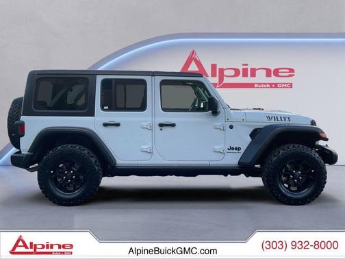 Bright White Clearcoat 2025 Jeep Wrangler Willys