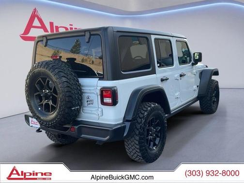 Bright White Clearcoat 2025 Jeep Wrangler Willys
