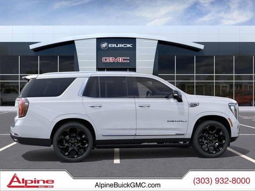 Glacier White Tricoat 2026 GMC Yukon Denali
