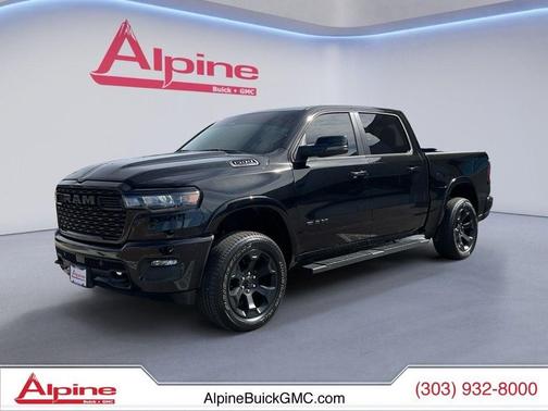 Diamond Black Crystal Pearlcoat 2025 RAM 1500 Big Horn/Lone Star Truck