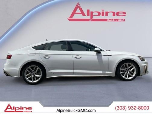 White 2024 Audi A5 Sportback 45 S Line Premium Plus
