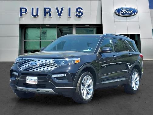 AGATE BLACK METALLIC 2023 Ford Explorer PLATINUM