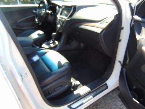 Monaco White 2017 Hyundai SANTA FE Limited Ultimate