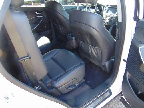 Monaco White 2017 Hyundai SANTA FE Limited Ultimate