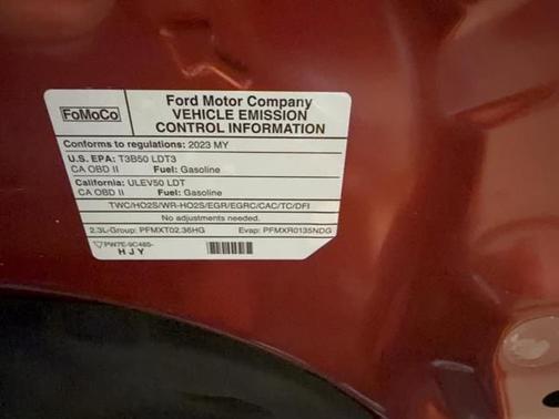 HOT PEPPER RED 2023 Ford Ranger LARIAT