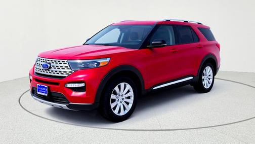 Rapid Red Metallic Tinted Clearcoat 2022 Ford Explorer Limited