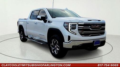 White Frost Tri-Coat 2024 GMC Sierra 1500 SLT