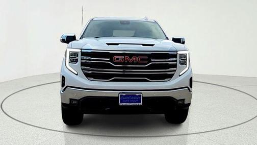 White Frost Tri-Coat 2024 GMC Sierra 1500 SLT