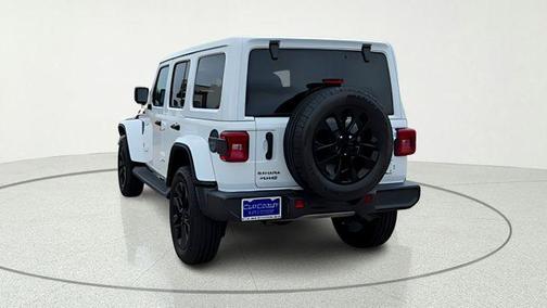 Bright White Clearcoat 2025 Jeep Wrangler 4xe Sahara