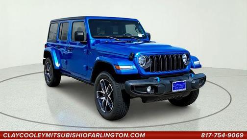 Hydro Blue Pearl 2024 Jeep Wrangler 4xe Sport