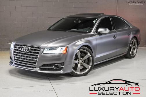 Daytona Gray Pearl Effect 2015 Audi S8 4.0T