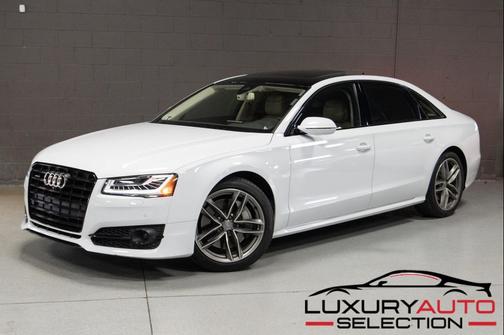 Glacier White Metallic 2017 Audi A8 L 4.0T Sport