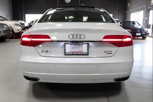 Glacier White Metallic 2017 Audi A8 L 4.0T Sport