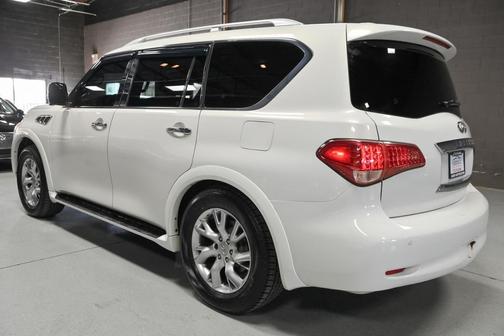 Moonlight White 2012 INFINITI QX56 Base