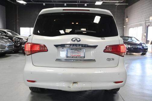 Moonlight White 2012 INFINITI QX56 Base