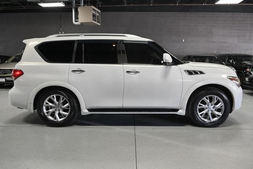 Moonlight White 2012 INFINITI QX56 Base