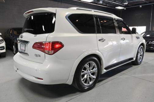 Moonlight White 2012 INFINITI QX56 Base