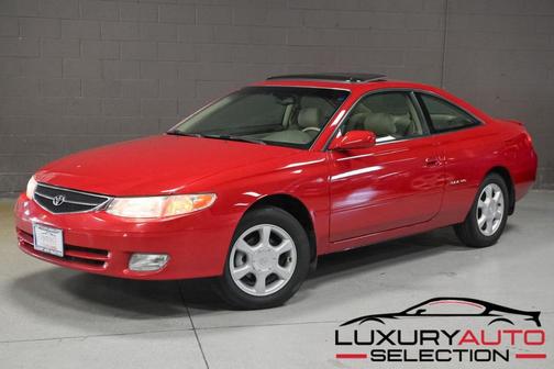 Red Flame Metallic 2000 Toyota Camry Solara SLE V6