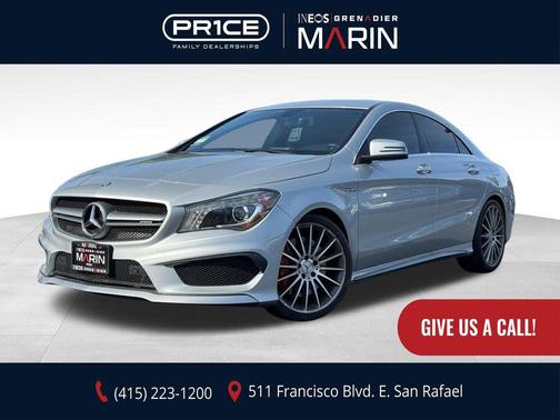 Polar Silver Metallic 2014 Mercedes-Benz CLA-Class CLA 45 AMG 4MATIC