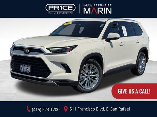 Coastal Cream 2024 Toyota Grand Highlander Platinum