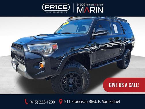 Midnight Black Metallic 2021 Toyota 4Runner TRD Off Road Premium