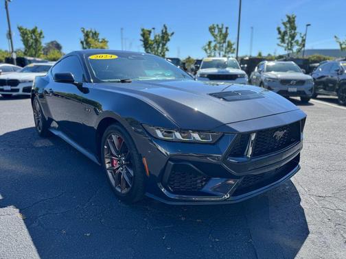 Dark Matter Gray Metallic 2024 Ford Mustang GT Premium