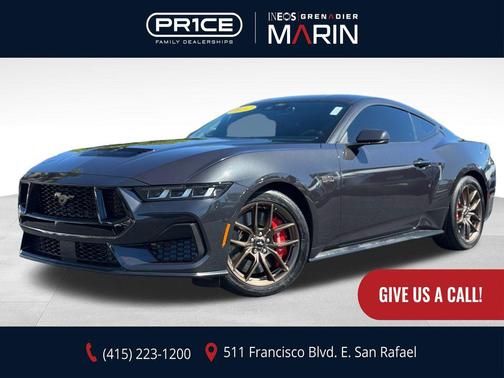 Dark Matter Gray Metallic 2024 Ford Mustang GT Premium