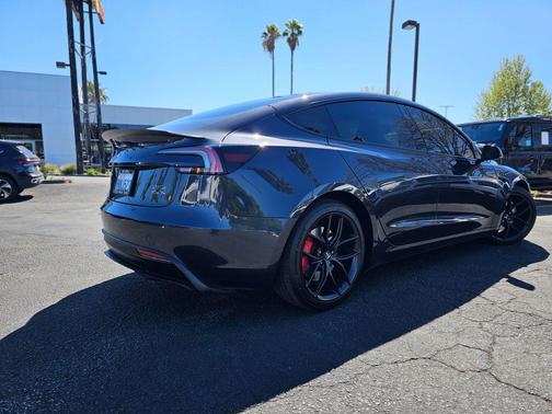 Stealth Grey 2024 Tesla Model 3 Performance