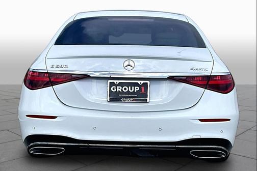 MANUFAKTUR Moonlight White Metallic 2024 Mercedes-Benz S-Class 4MATIC