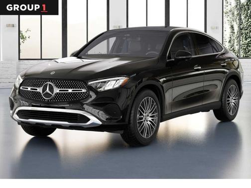 Black 2026 Mercedes-Benz GLC 300 4MATIC Coupe
