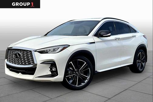 Majestic White 2023 INFINITI QX55 ESSENTIAL