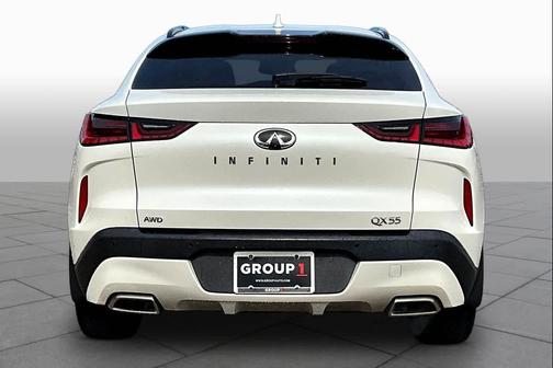 Majestic White 2023 INFINITI QX55 ESSENTIAL