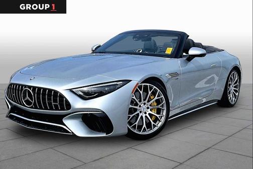 Cirrus Silver Metallic 2023 Mercedes-Benz AMG SL 63 Base