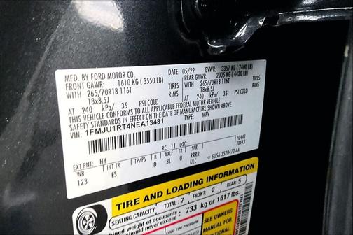 2022 Ford Expedition Timberline