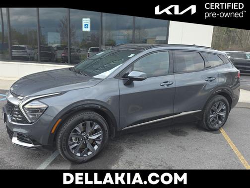 Gravity Gray 2023 Kia Sportage Hybrid SX-Prestige