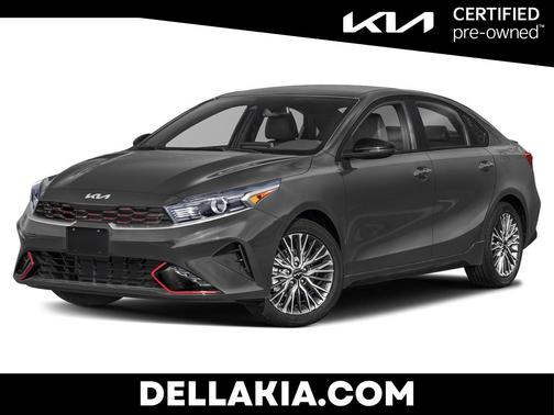Gravity Gray 2022 Kia Forte GT-Line Sedan