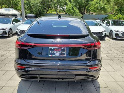 Black 2027 Audi Q6 e-tron Sportback PLUS