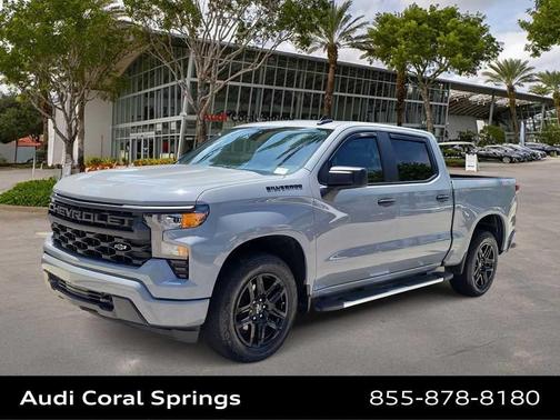 Slate Gray Metallic 2024 Chevrolet Silverado 1500 Custom
